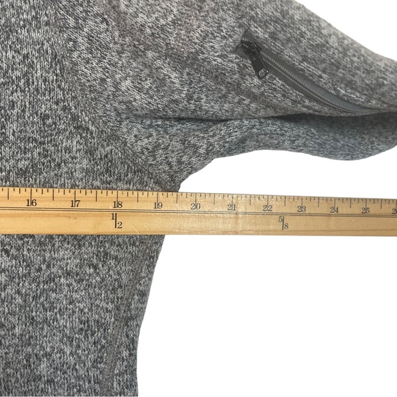 Patagonia Women's Grey Better Sweater 1/4 Zip Long Sleeved Sweater - Picture 6 of 15